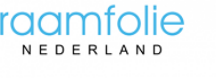 Logo van Raamfolie Nederland in lichtblauwe en grijze letters